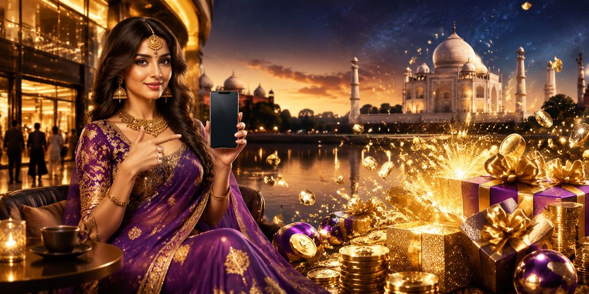 Indian player depositing funds safely using mobile payment near Taj Mahal